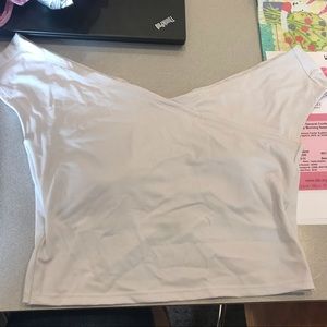 White off the shoulder top!